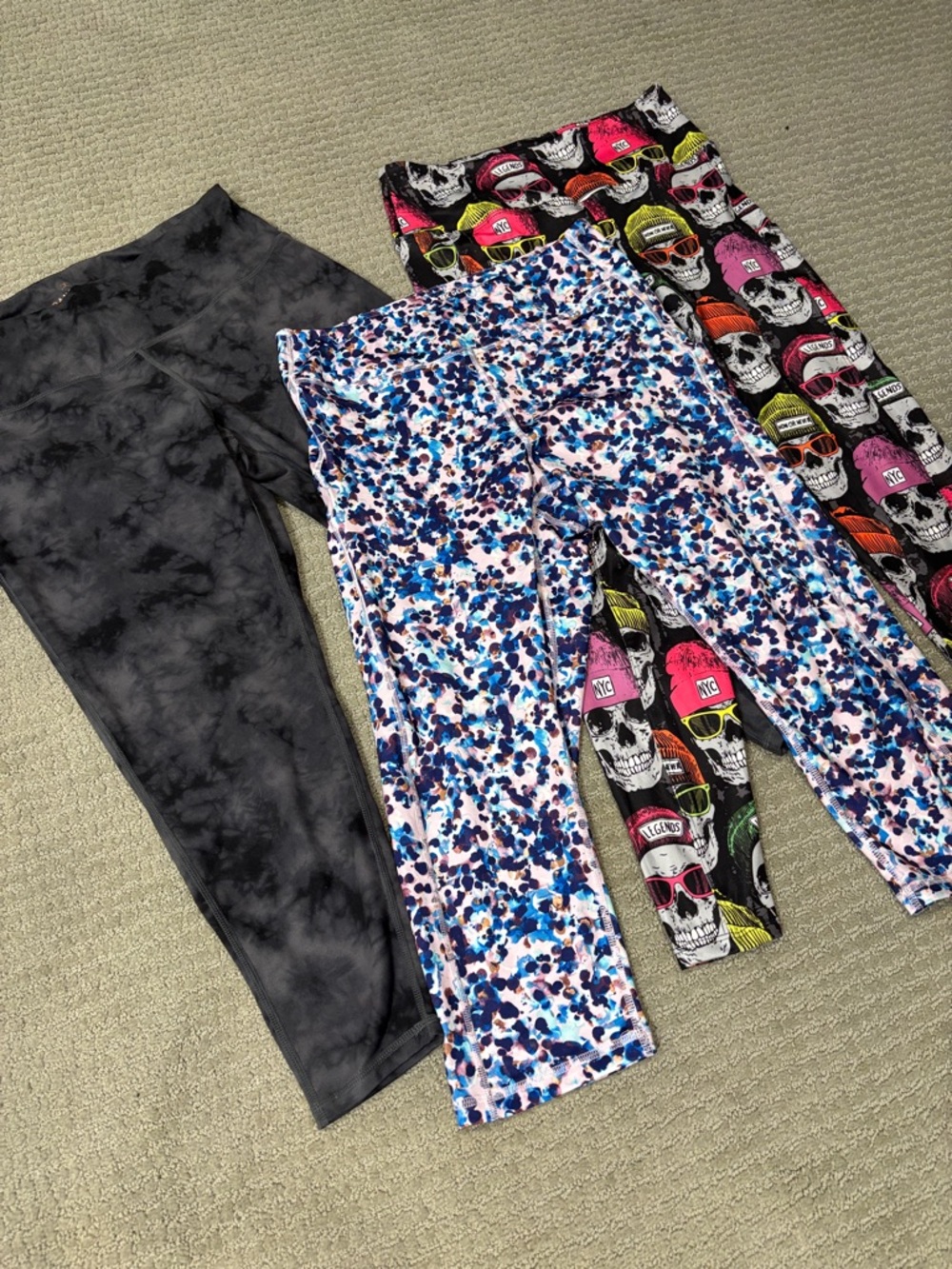 XL Multi-Print Active Leggings - Tek Gear, Danskin, CM Fashion Brands